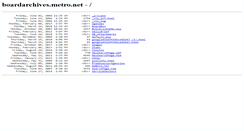 Desktop Screenshot of boardarchives.metro.net