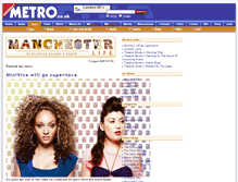 Tablet Screenshot of manchesterblog.metro.co.uk