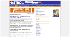 Desktop Screenshot of gastrogirl.metro.co.uk