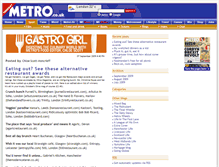 Tablet Screenshot of gastrogirl.metro.co.uk