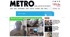 Desktop Screenshot of metro.co.uk