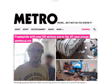 Tablet Screenshot of metro.co.uk