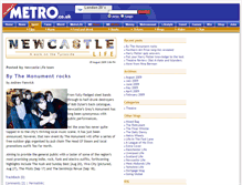 Tablet Screenshot of newcastleblog.metro.co.uk