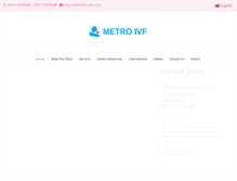 Tablet Screenshot of metro.com.my