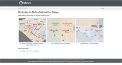 Desktop Screenshot of interactive.metro.net