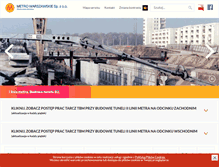 Tablet Screenshot of metro.waw.pl