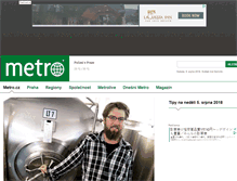 Tablet Screenshot of metro.cz