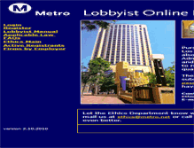 Tablet Screenshot of lrs.metro.net