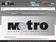 Tablet Screenshot of metro.net.pl